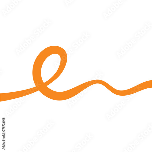 orange ribbon for World Multiple Sclerosis Day