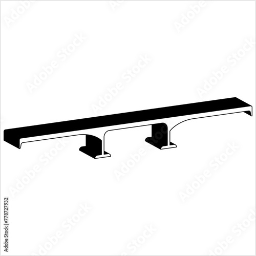 Car Spoiler Icon, Automotive Aerodynamic Device