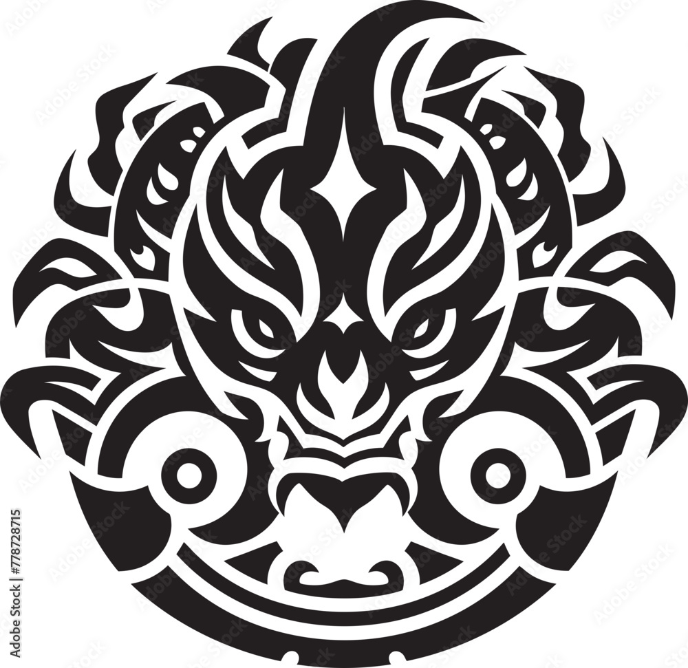 Mythical Feathered Being Quetzalcoatl Symbol Vector Icon Aztec Culture Legacy Quetzalcoatl Logo Design Emblem