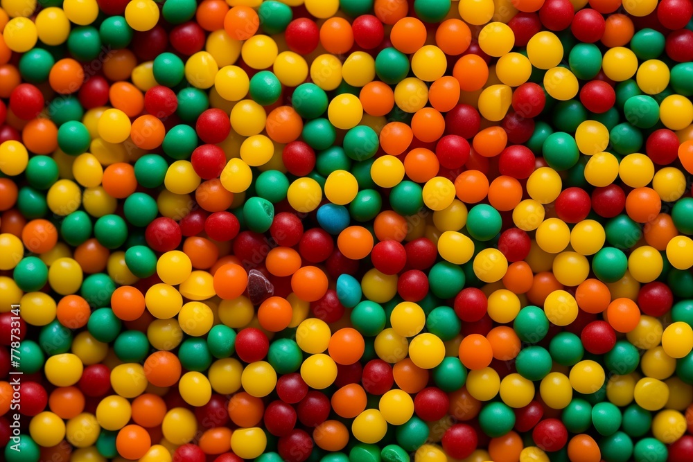 Colored Pebbles Background. Generative AI Colored Pebbles Background. Generative AI