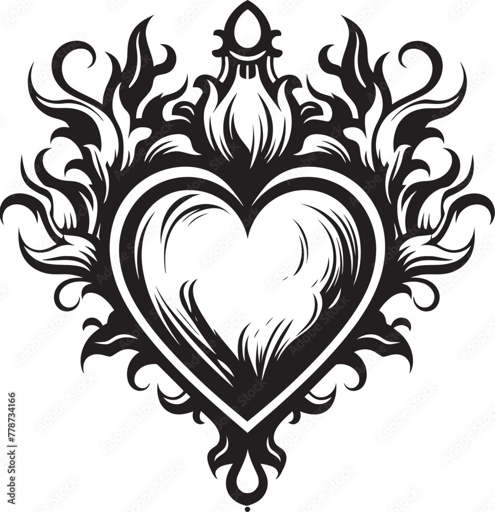 Radiant Reverence Insignia Sacred Heart Icon Design Celestial Affection Emblem Sacred Heart Logo Radiant Reverence Insignia Sacred Heart Icon Design Celestial Affection Emblem Sacred Heart Logo
