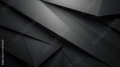 A black and white image of a wall with many triangles
