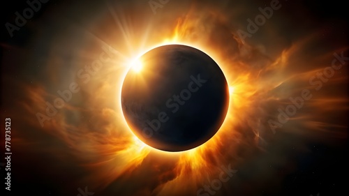 Solar eclipse, Total eclipse,  photo