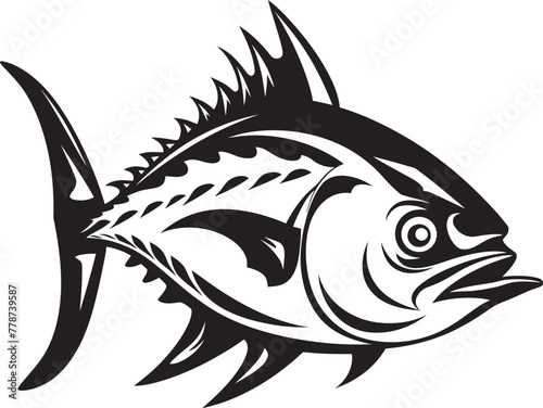 Blue Mirage Clean Tuna Fish Icon Seaside Sonata Tuna Lineart Vector
