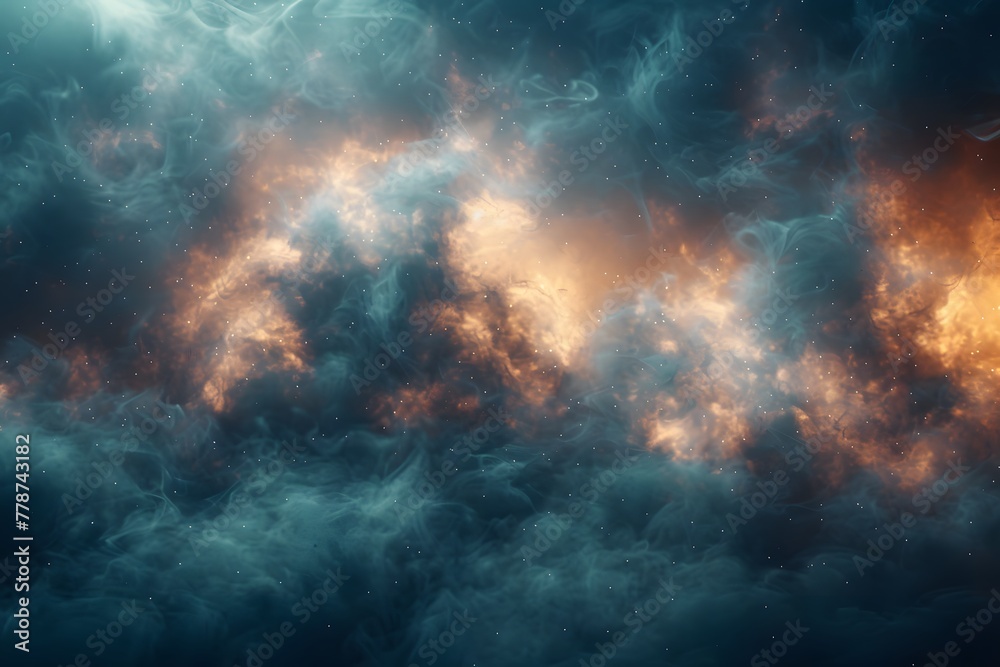 Clouds and Stars Filling the Sky