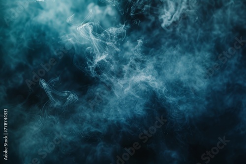Abstract smoke patterns with a mysterious and mystical quality, perfect for backgrounds or concept art.