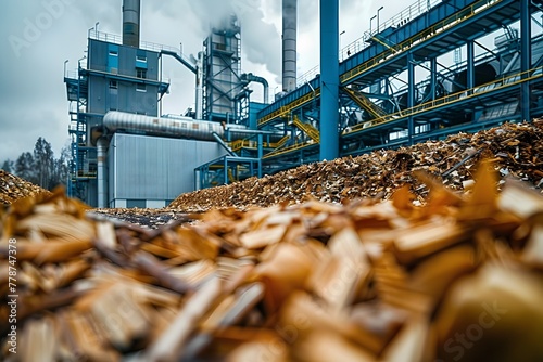 Biomass Power Plants Utilizing Organic Materials to Generate Renewable and Clean Energy photo