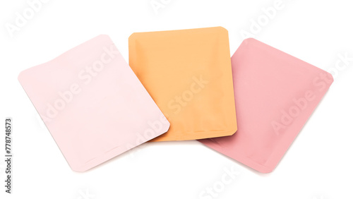 Paper bag or sachet for instant tea product mock-up