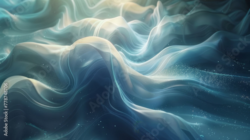   A digitally crafted photo of an ocean wave, surrounded by a celestial backdrop with stars in the top right corner photo