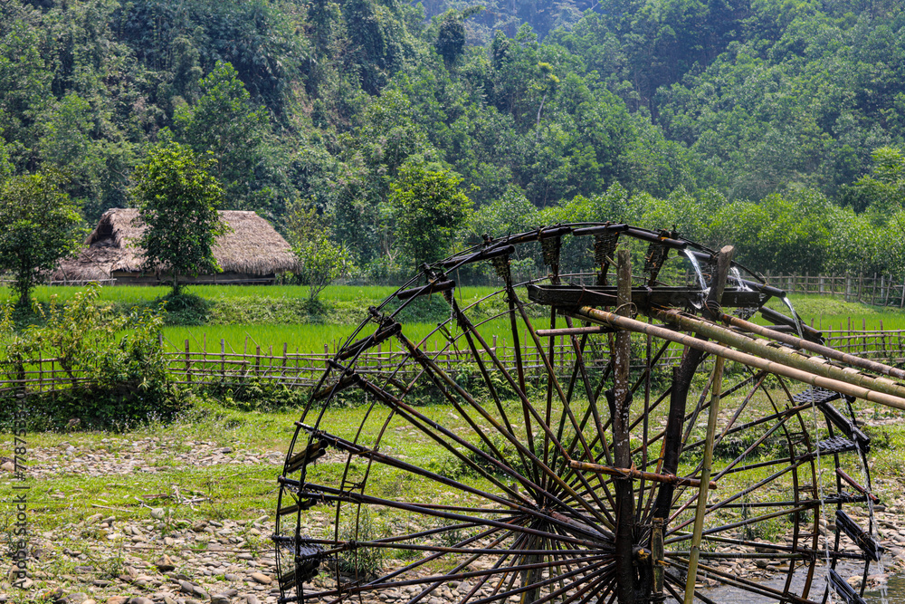 Thin Village in Con Cuong DIstrict, Nghe An Province of Vietnam Thin Village in Con Cuong DIstrict, Nghe An Province of Vietnam