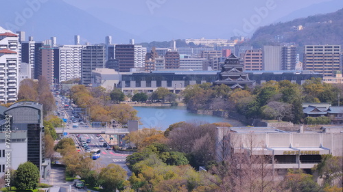 広島おりづるタワーからの広島城方向1 photo