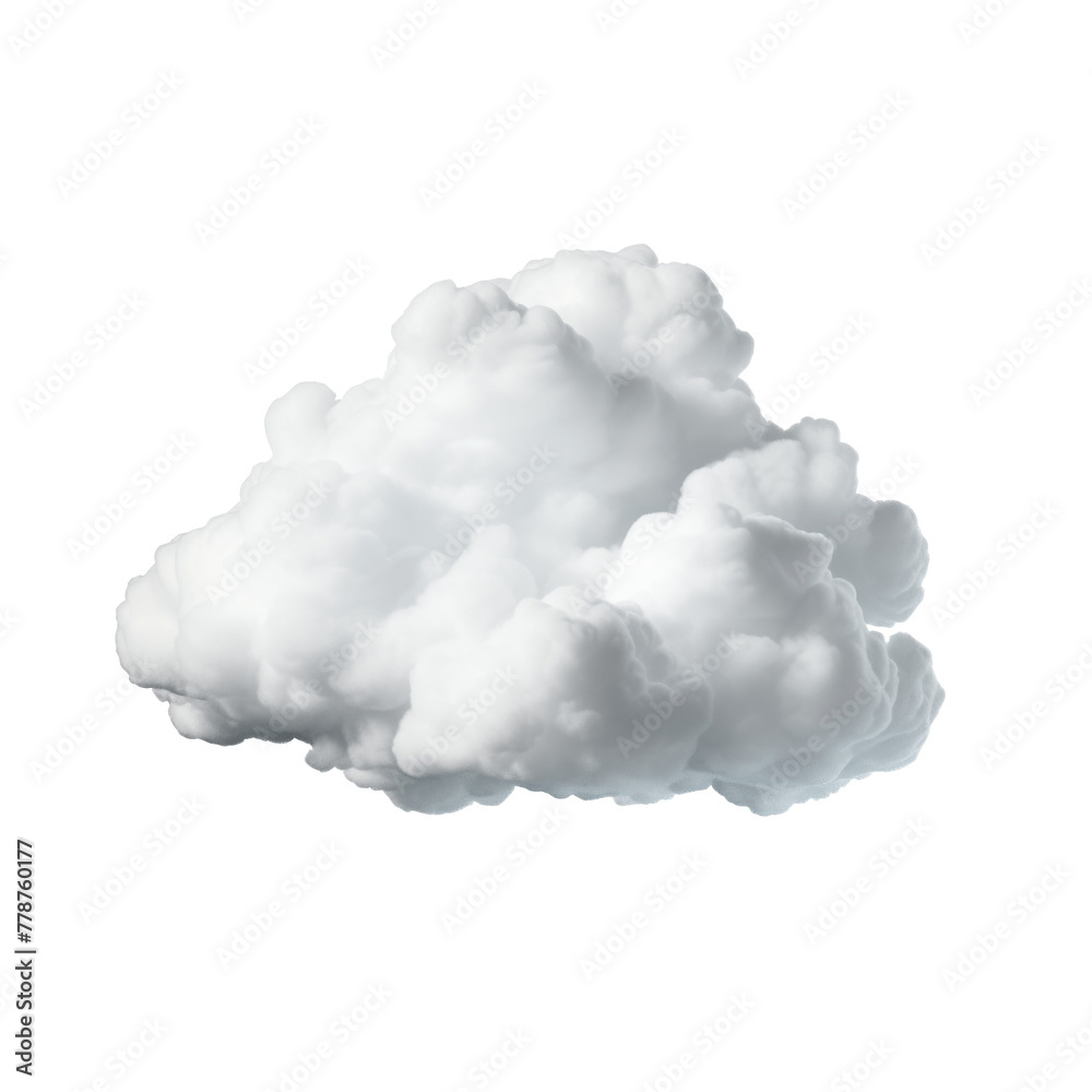 Naklejka premium cloud isolated