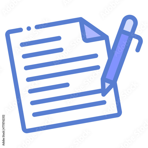 filling document form icon