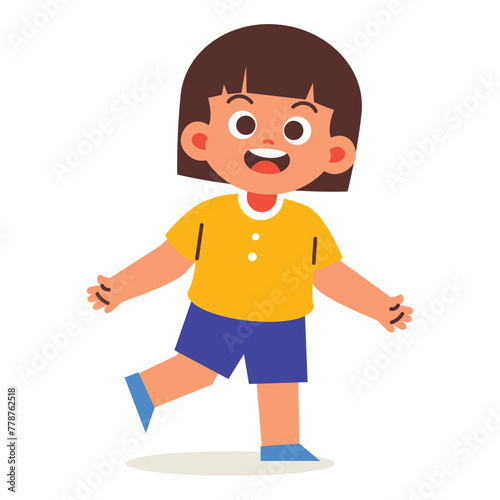 Happy Little Girl