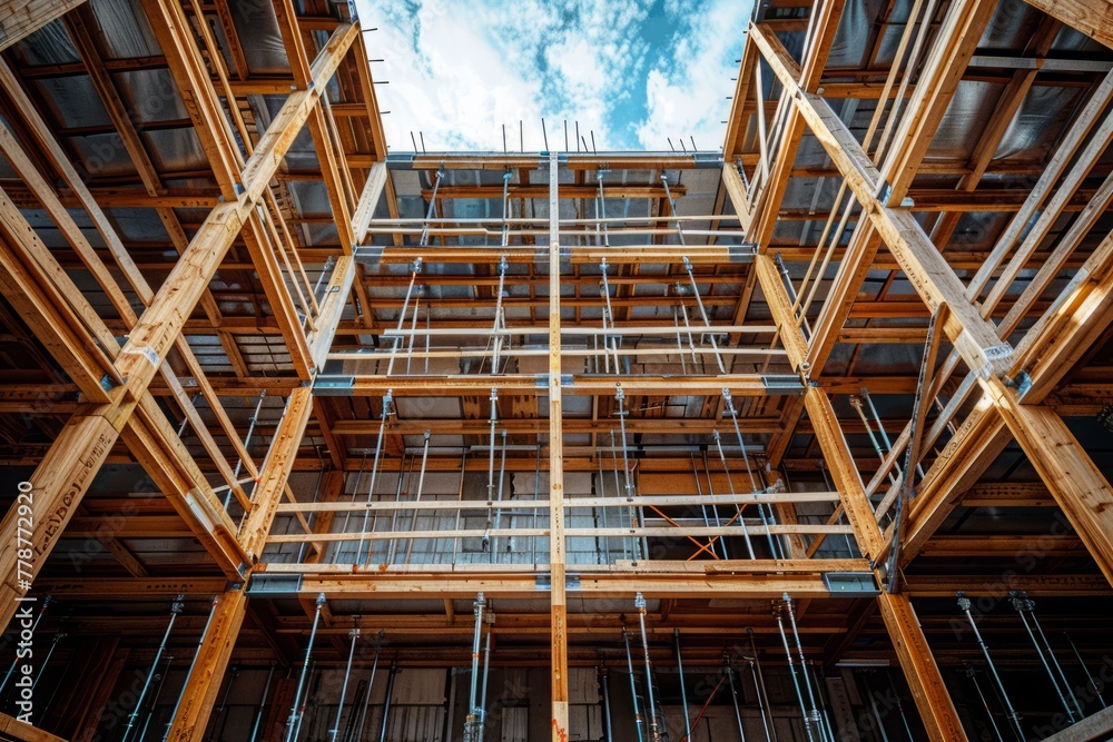 Construction Framework Under Blue Sky Construction Framework Under Blue Sky