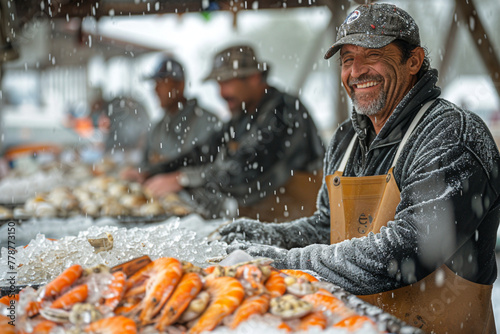The Fisherman's Morning Catch: Hauling in Fresh Seafood - Generative AI