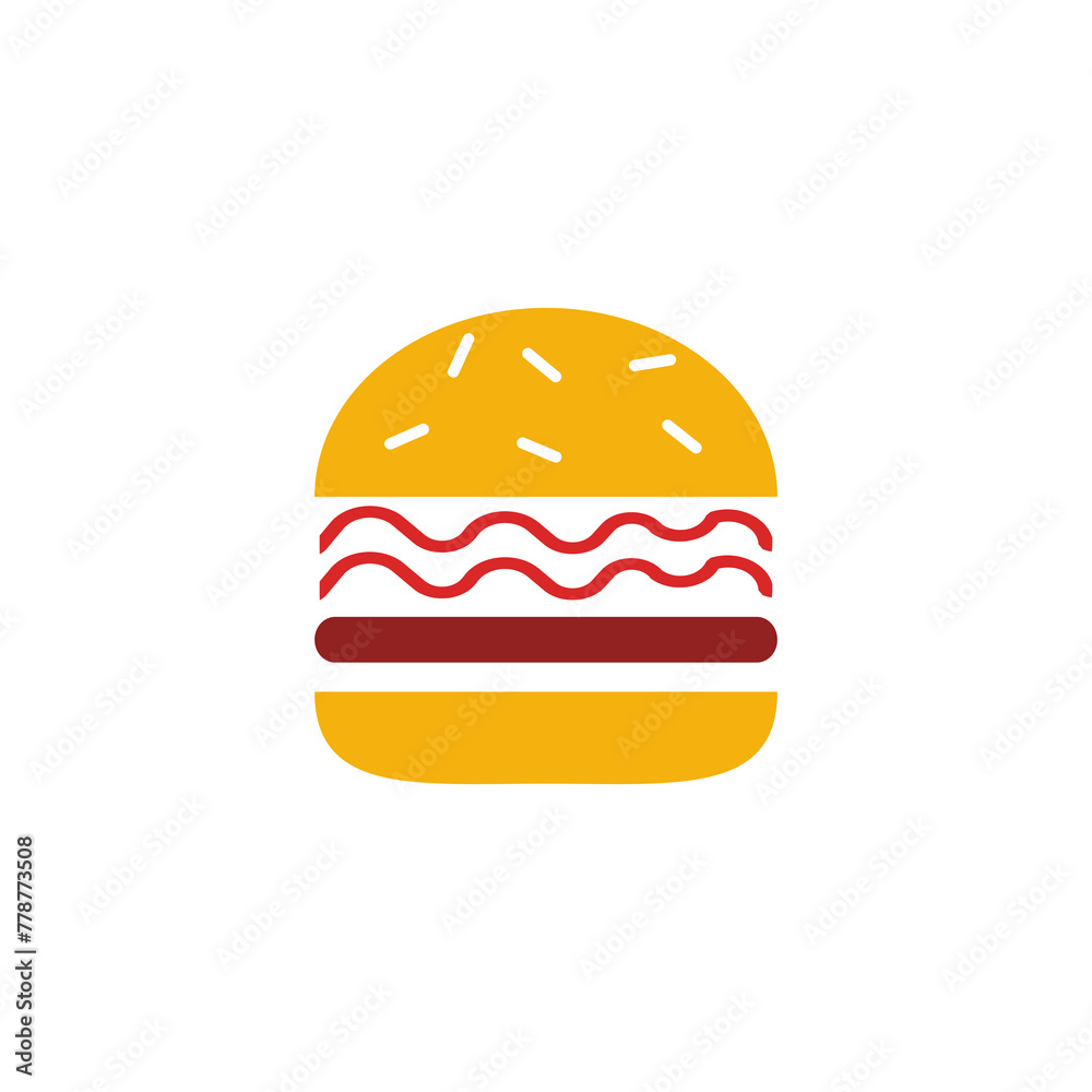 Fasfood icon on white background Fasfood icon on white background