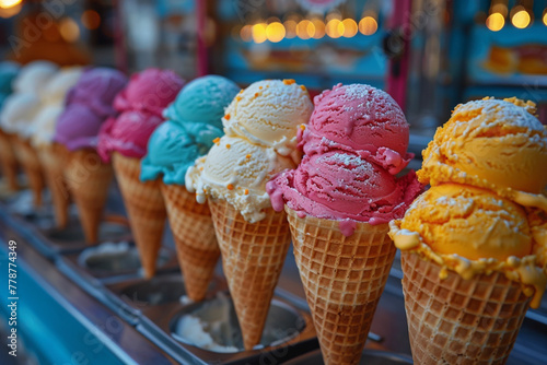 The Ice Cream Vendor's Cool Delights: Serving Frozen Treats - Generative Ai