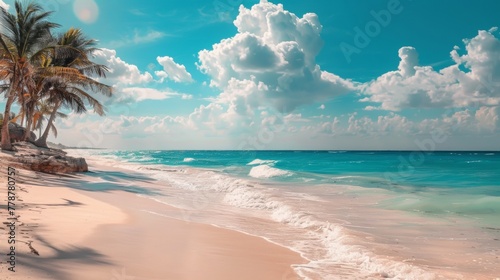 a beautiful beach, asian sea © paisorn