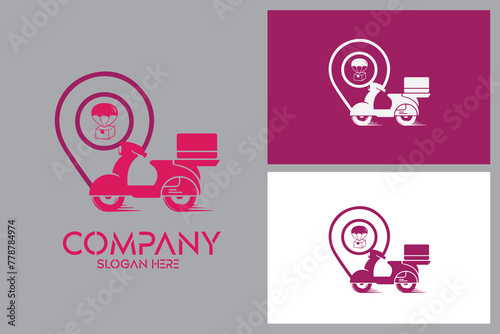 Vector delivery logo app icon
