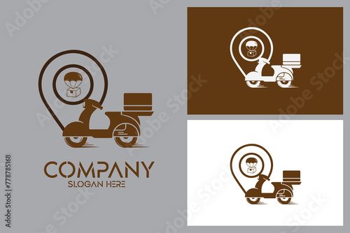 Vector delivery logo app icon