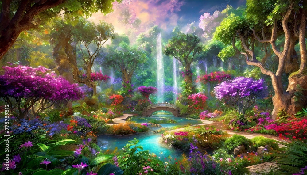 Garden of Eden or Garden of God, the Terrestrial Paradise. Genesis