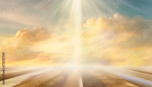 resurrection radiance christian easter background he has risen