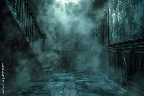 Navigate the Treacherous Halls of a Haunted Mansion Surrounded by Poltergeist Activity and Spectral Apparitions