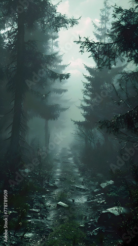 Navigating the Eerie Fog Shrouded Haunted Forest Concealing Ancient Evils and Forbidden Rites