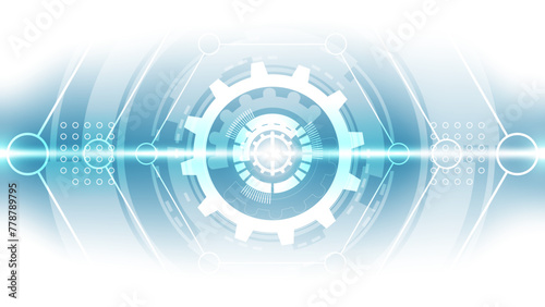 Abstract future technology concept background. Vector illustration for your graphic design.