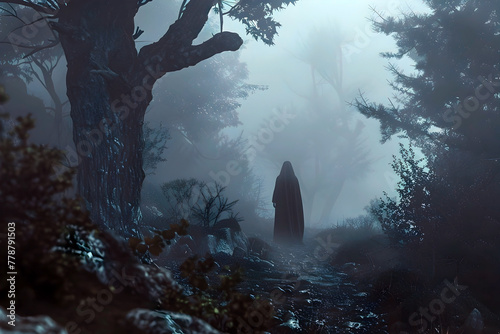 Venture into the Haunted Forest Shrouded in Mystique and Unsolved Ritual Horrors photo