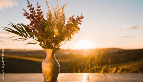 plants on a vase