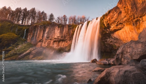 beautiful cascading waterfalls
