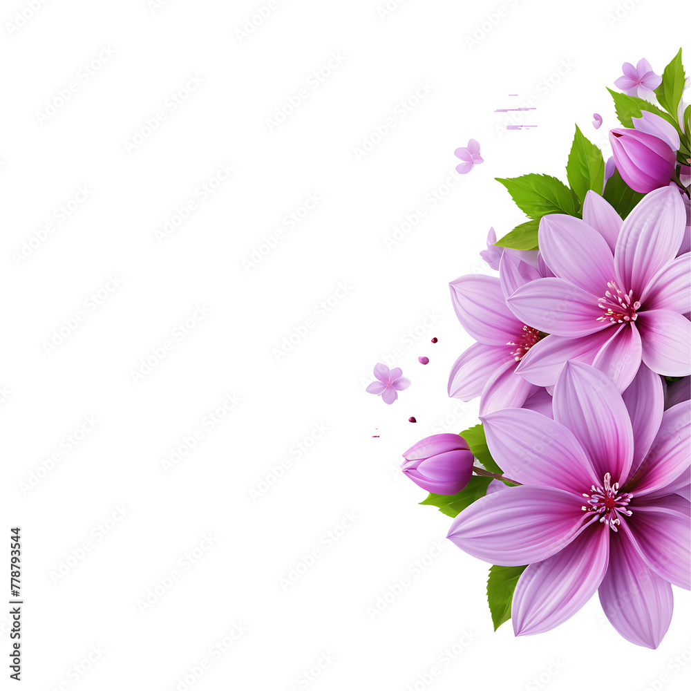 Lilac Flower in PNG format with transparent background