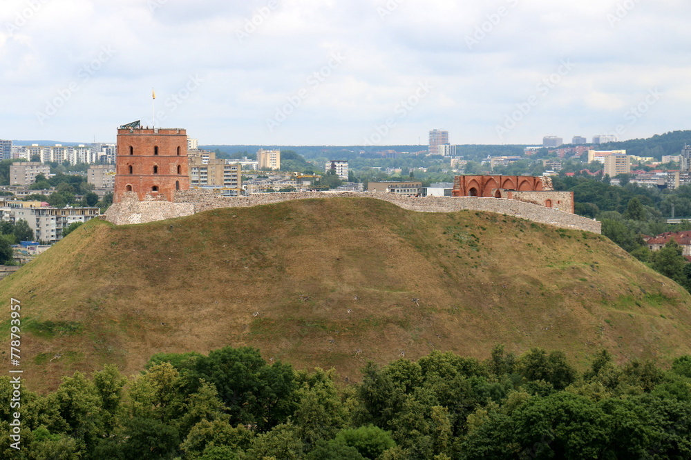 02 07 2023 Vilnius Lithuania. Vilnius is the capital and largest city of Lithuania. It is located in the southeast of Lithuania on the Vilnius River.