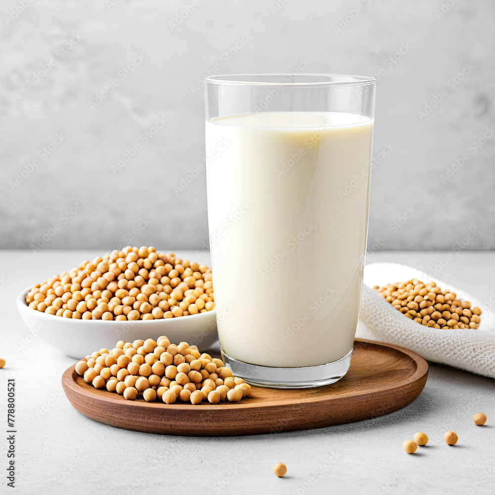 Soy milk. Alternative nutrition. The concept is healthy food. Soy milk. Alternative nutrition. The concept is healthy food.