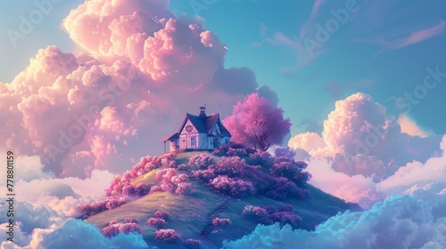 Digital art of a whimsical ...