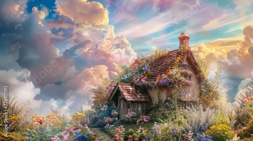 Charming thatched cottage s...