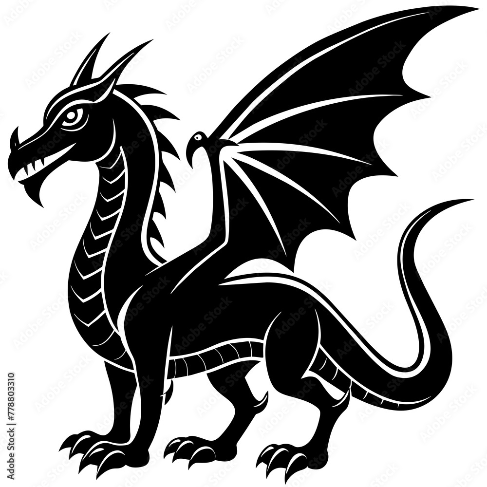 black dragon tattoo, black dragon silhouette vector illustration,icon,svg,monster characters,Holiday t shirt,Hand drawn trendy Vector illustration,dragon on black background black dragon tattoo, black dragon silhouette vector illustration,icon,svg,monster characters,Holiday t shirt,Hand drawn trendy Vector illustration,dragon on black background