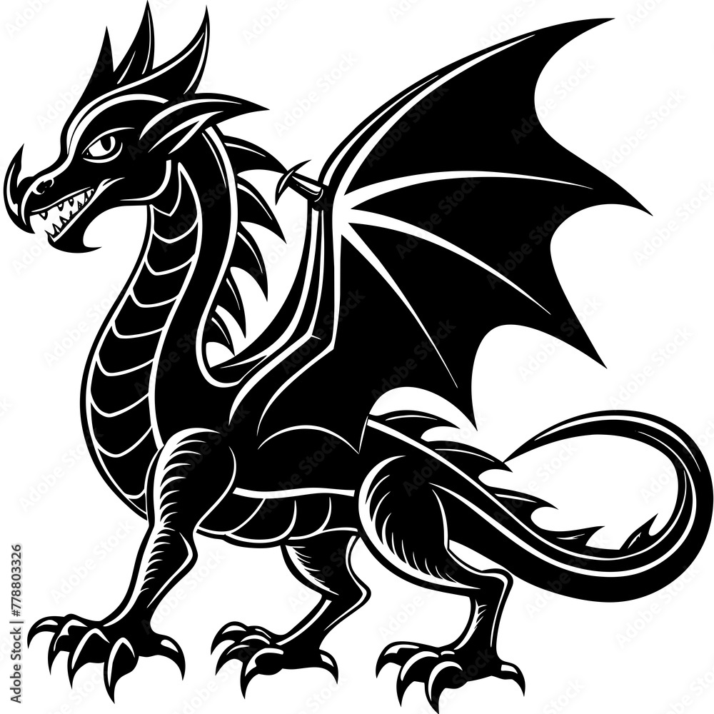 black dragon tattoo, black dragon silhouette vector illustration,icon,svg,monster characters,Holiday t shirt,Hand drawn trendy Vector illustration,dragon on black background black dragon tattoo, black dragon silhouette vector illustration,icon,svg,monster characters,Holiday t shirt,Hand drawn trendy Vector illustration,dragon on black background