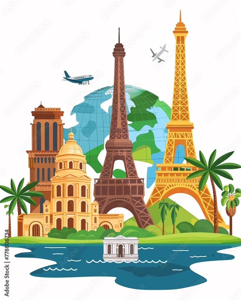 World Famous Landmarks and Global Travel