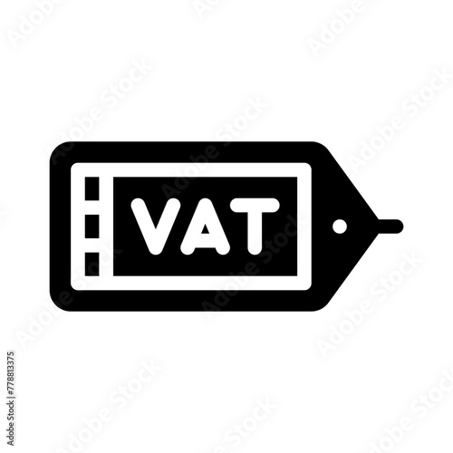 vat glyph icon