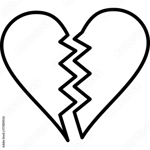 Broken Heart Icon