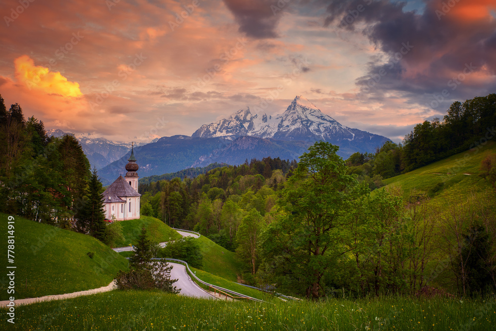 Beautiful Landscapes of Berchtesgaden/ Bavaria/ Germany