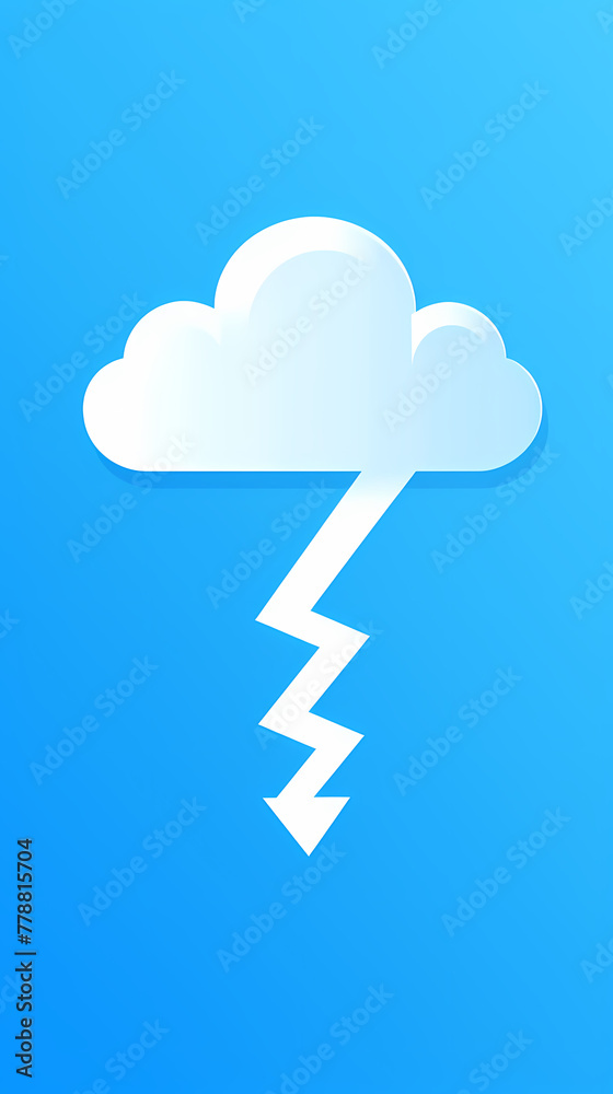 Cloud computing concept illustration 3D rendering Cloud computing concept illustration 3D rendering
