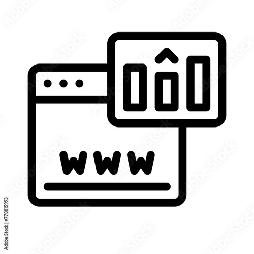 analysis line icon