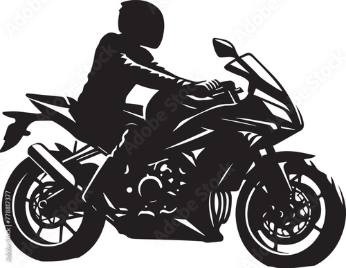 Motorbike Silhouettes Motorbike EPS Vector Motorbike Clipart	
