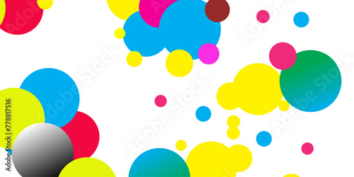 CMYK vs RGB color model icon. Types of color mixing multicolour colors illustration symbol.	