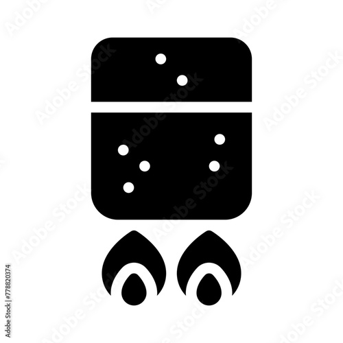 convection glyph icon