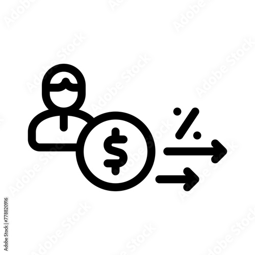 debtor line icon